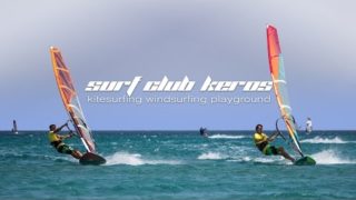 Windsurfing at Surf Club Keros, Limnos, Greece